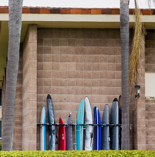 Surf Racks at Anacapa Residence Hall